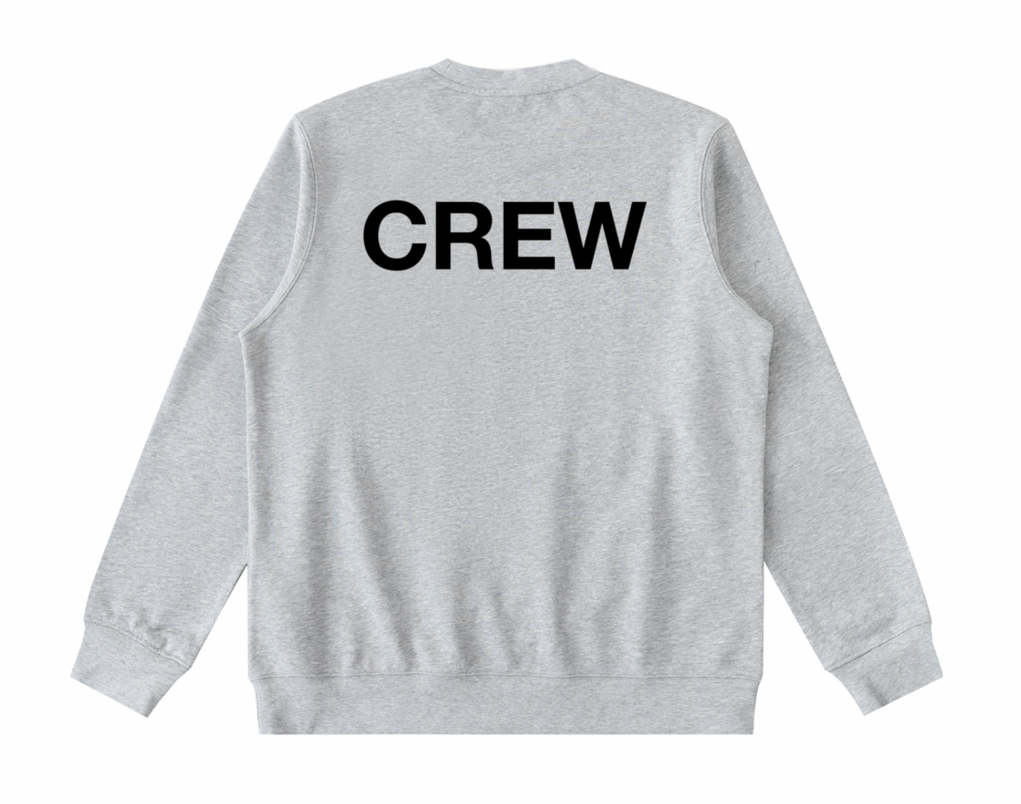 Long Sleeve Grey Crewneck Sweatshirt