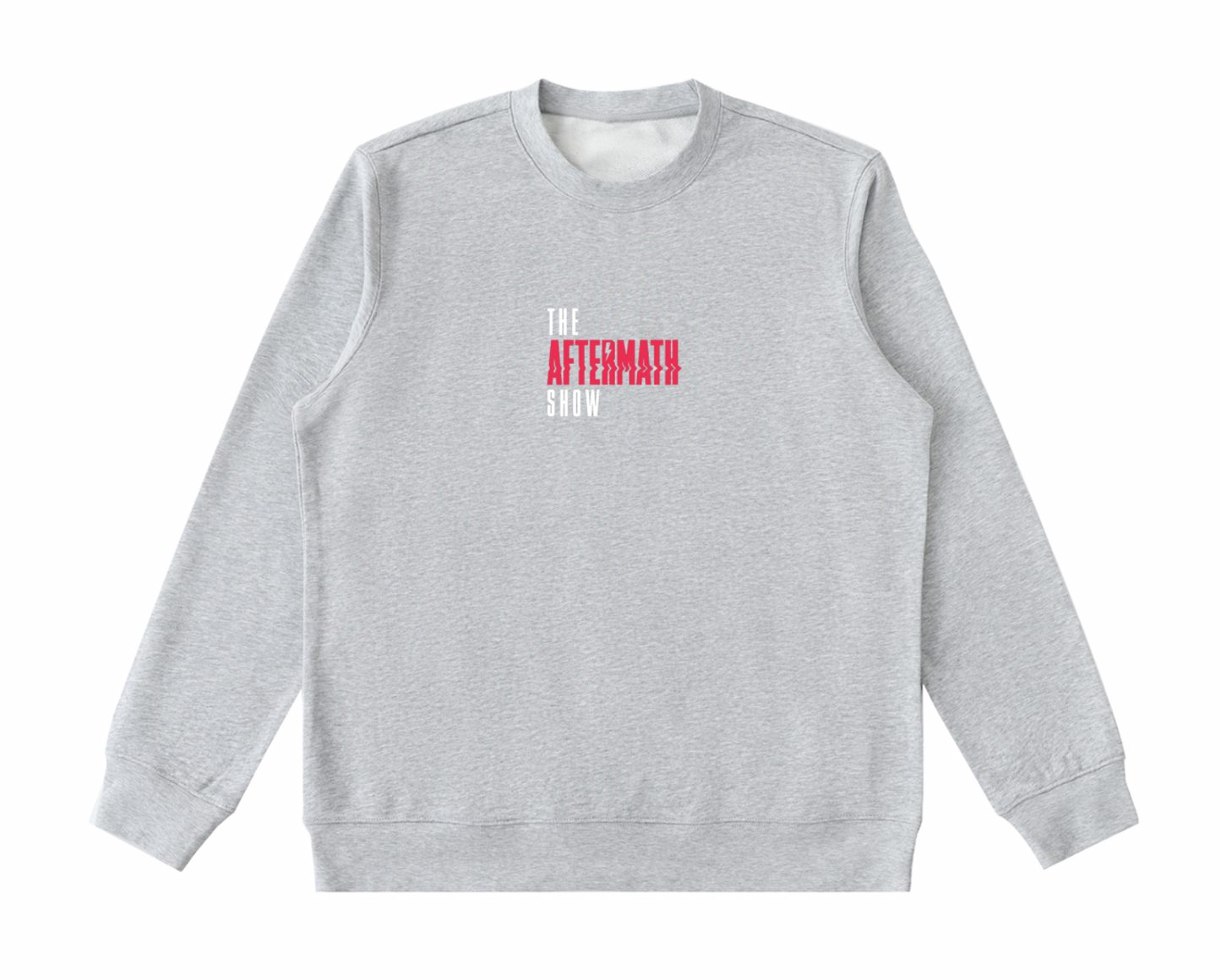 Long Sleeve Grey Crewneck Sweatshirt