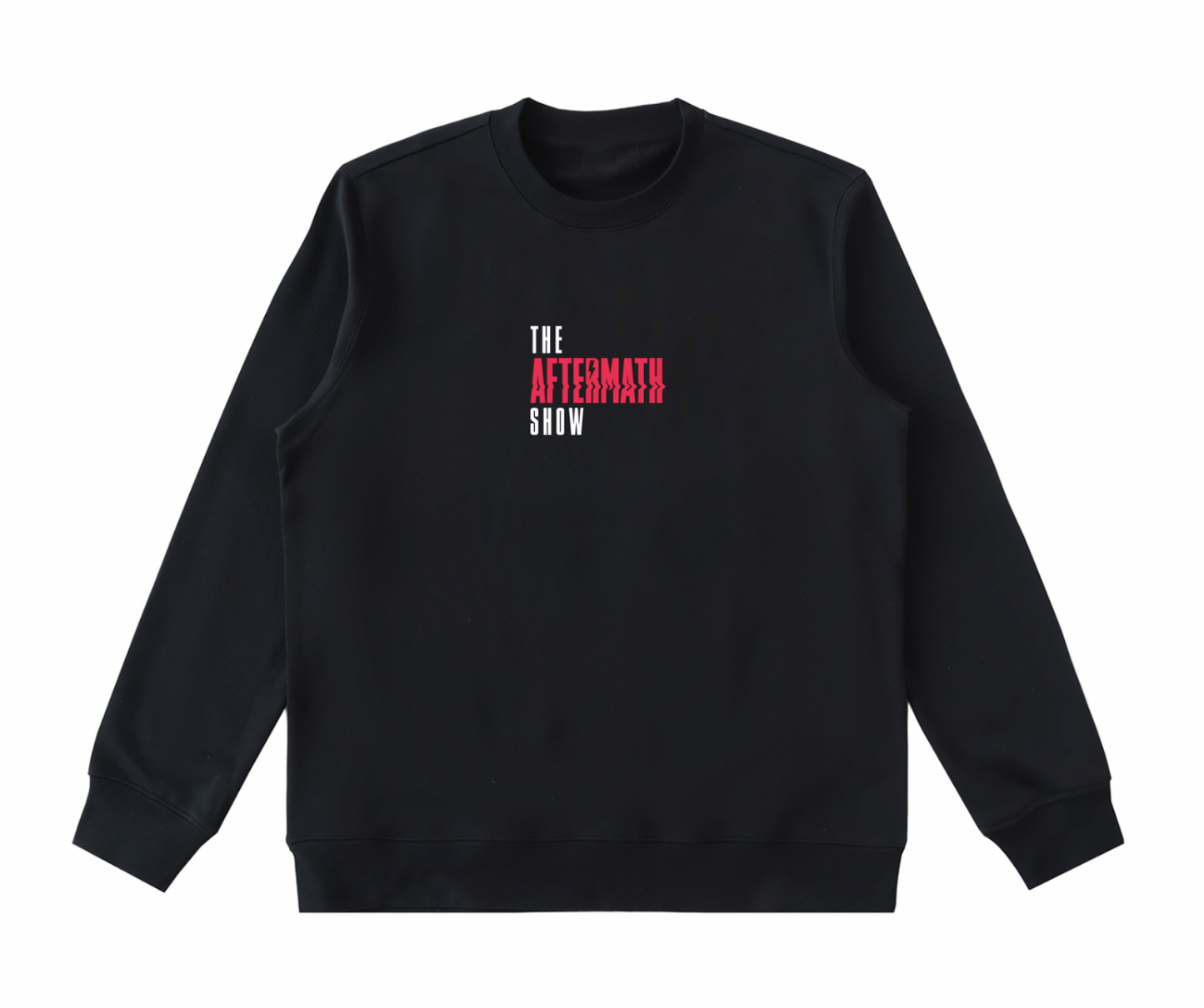 Long Sleeve Black Crewneck Sweatshirt