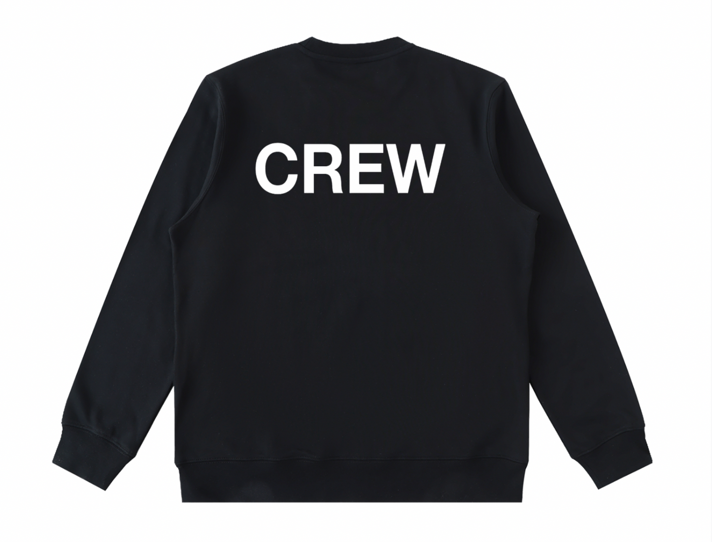 Long Sleeve Black Crewneck Sweatshirt